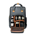 272 Wearable Shoulder Camera Bag Waterproof SLR Digital Camera Bag, Khaki, Green