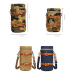 K-807 SLR Camera Storage Bag Waterproof Canvas Photography Liner Bag, S (Blue), L (Blue), S (Khaki), L (Khaki)
