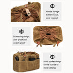 K707 Portable SLR Lens Liner Bag Camera Storage Bag, Khaki, Navy Blue