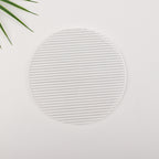 Round Diameter 15cm Acrylic Texture Background Board Photo Props Decorative Geometric Ornaments, Thick Stripes, Pinstripe, Ice Pattern, Water Ripple