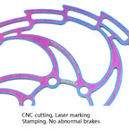 IIIPRO Bike Disc Mountain Bike Hollow Disc Dish Six Nail Brake Pad, Style:, 160mm, 180mm, 203mm