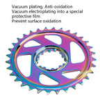 BDSNAIL Mountain Bike Single Disk GXP Direct-Shaped Integrated Disk Positive And Negative Tooth Disc, 30T (Black), 32T (Black), 34T (Black), 36T (Black), 38T (Black), 30T (Dazzling Color), 32T (Dazzling Color), 34T (Dazzling Color), 36T (Dazzling Color...