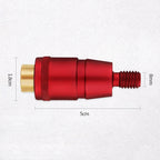 Dip Net Anti-Rotation Joint Connector Dip Net Rod Quick Joint, Black, Red, Brown, Blue