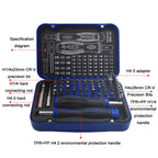 JIATEJIA Home Multifunctional Computer Mobile Phone Disassembly & Repair Precision Screwdriver Set, 65 In 1