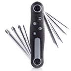 8 In 1 Bicycle Repair Portable Folding Allen Wrench, Phillips Slotted, Inner Hexagon, Torx