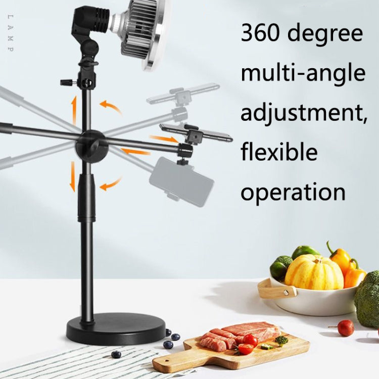 Mobile Phone Live Support Shooting Gourmet Beautification Fill Light Indoor Jewelry Photography Light, Style:, 500W Mushroom Lamp + Tripod, 700W Mushroom Lamp + Tripod, 355W Mushroom Lamp + Stand, 500W Mushroom Lamp + Stand, 700W Mushroom Lamp + Stand ...