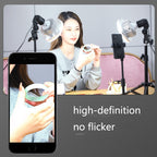 Mobile Phone Live Support Shooting Gourmet Beautification Fill Light Indoor Jewelry Photography Light, Style:, 500W Mushroom Lamp + Tripod, 700W Mushroom Lamp + Tripod, 355W Mushroom Lamp + Stand, 500W Mushroom Lamp + Stand, 700W Mushroom Lamp + Stand ...