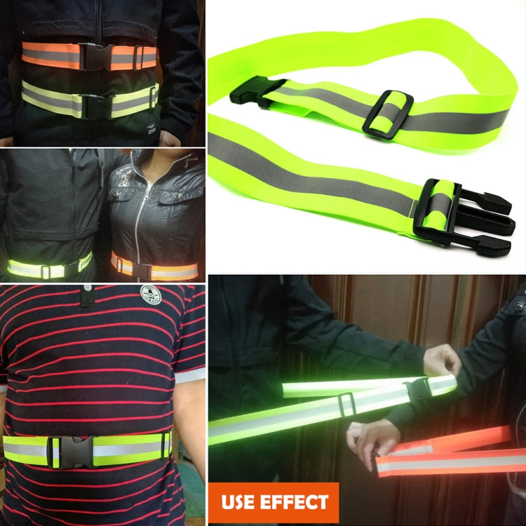 Outdoor Adjustable Night Running And Cycling Reflective Waistband, 4cm Width, 5cm Width