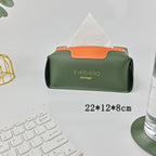SJM0041 Car PU Paper Tissue Box Hotel Napkin Paper Box Toilet Paper Box