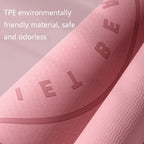8mm TPE Sound-Absorbing And Shock-Absorbing Skipping Mat Home Indoor Sports Fitness Mat, Fitness Mat Grey, Fitness Mat Pink