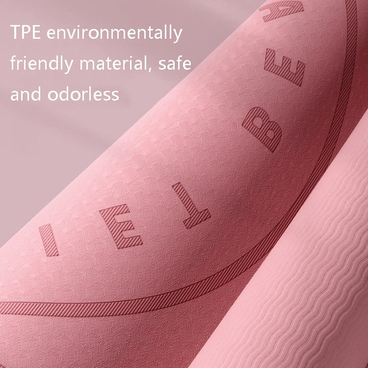 8mm TPE Sound-Absorbing And Shock-Absorbing Skipping Mat Home Indoor Sports Fitness Mat, Fitness Mat Grey