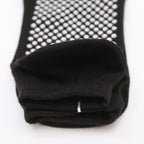 1 Pair Four Seasons Cotton Five-Toed Yoga Socks Silicone Non-Slip Five-Toed Socks, Black, Grey, Purple, Blue, Rose Red