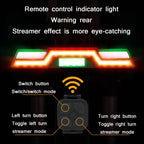 WEST BIKING Mountain Bike Wireless Remote Control USB Charging Riding Warning Turning Light, YP0701259B