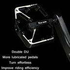 WEST BIKING Bicycle Aluminum Alloy Chromium Molybdenum Steel Axle Pedal, YP0802085