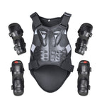 GHOST RACING GR-HJY08 Motorcycle Adult Protective Gear Anti-Fall Riding Clothes Hard Shell Protective Vest Suit, L, XL