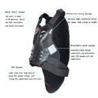 GHOST RACING GR-HJY08 Motorcycle Adult Protective Gear Anti-Fall Riding Clothes Hard Shell Protective Vest Suit, L, XL