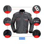 GHOST RACING GR-Y05 Motorcycle Cycling Cloth Men Knight Racing Jacket Keep Warm Anti-Fall Locomotive Off-Road Suit, M, L, XL, XXL, XXXL