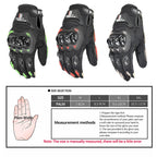 GHOST RACING GR-ST04 Motorcycle Gloves Anti-Fall Full Finger Riding Touch Gloves, M, L, XL, XXL