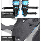 GHOST RACING GR-HX05 Motorcycle Riding Protective Gear Keep Warm Anti-Wind Anti-Fall Locomotive Knee Pad