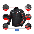 GHOST RACING GR-Y07 Motorcycle Cycling Jacket Four Seasons Locomotive Racing Anti-Fall Cloth, M, L, XL, XXL, XXXL, XXXXL, XXXXXL