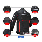 GHOST RACING GR-Y07 Motorcycle Cycling Jacket Four Seasons Locomotive Racing Anti-Fall Cloth, M, L, XL, XXL, XXXL, XXXXL, XXXXXL