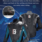 GHOST RACING GR-Y09 Motorcycle Four Seasons Racing Suit Locomotive Riding Anti-Fall Rally Suit, M, L, XL, XXL, XXXL