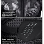 GHOST RACING F060 Motorcycle Armor Suit Riding Protective Gear Chest Protector Elbow Pad Fall Protection Suit, S, M, L, XL, XXL, XXXL
