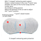 Car Supplies Lumbar Support Memory Foam Car Backrest Lumbar Cushion Seat Cushion Lumbar Pillow, 4D Grid Blue, 4D Grid Light Gray, 4D Grid Dark Gray, 4D Grid Black, Deep Gray+Light Gray, Blue+Light Gray, Green+Light Gray, Cationic Sky Lake Blue         ...