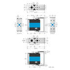 Waveshare 24703 25kg.cm Wide Range Voltage ST3020 Serial Bus Aervo, 24703