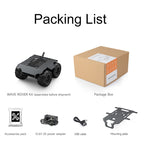 Waveshare WAVE ROVER Flexible Expandable 4WD Mobile Robot Chassis, Onboard ESP32 Module, US Plug, EU Plug, UK Plug