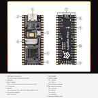 Waveshare LuckFox Pico RV1103 Linux Micro Development Board, without Header, with Header