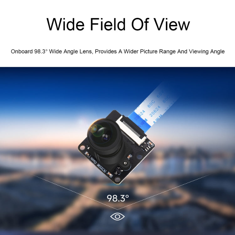 Waveshare 25553 SC3336 3MP 1/2.8-Inch F2.0 Camera Module (B), 25553