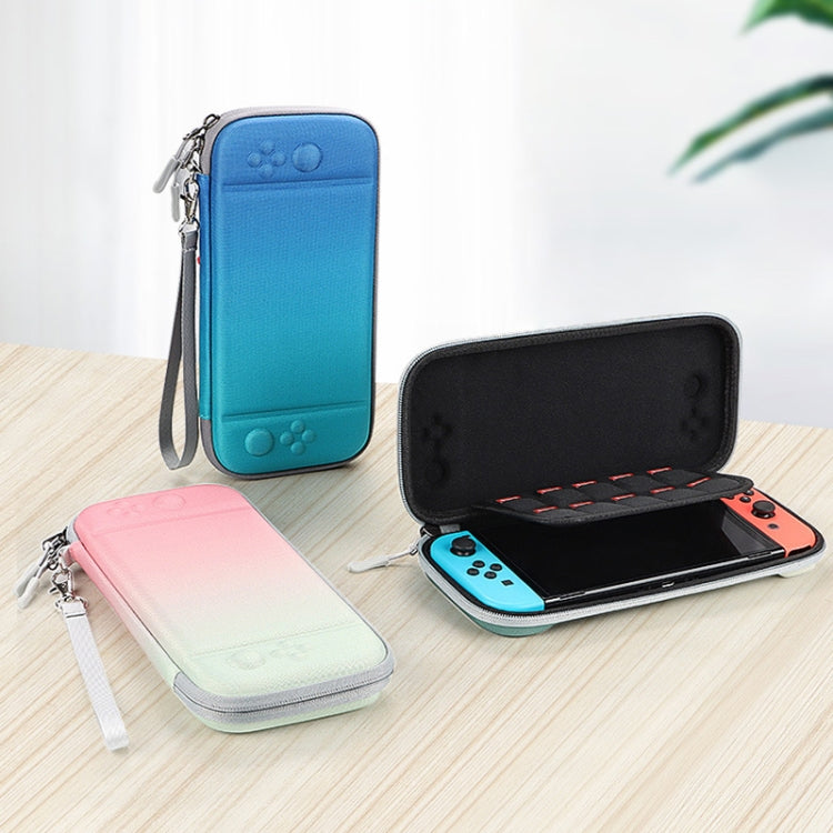 YK01 EVA Hard Shell Game Console Storage Bag with Card Slot For Nintendo Switch, Green, Pink, Blue