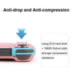 YK01 EVA Hard Shell Game Console Storage Bag with Card Slot For Nintendo Switch, Green, Pink, Blue