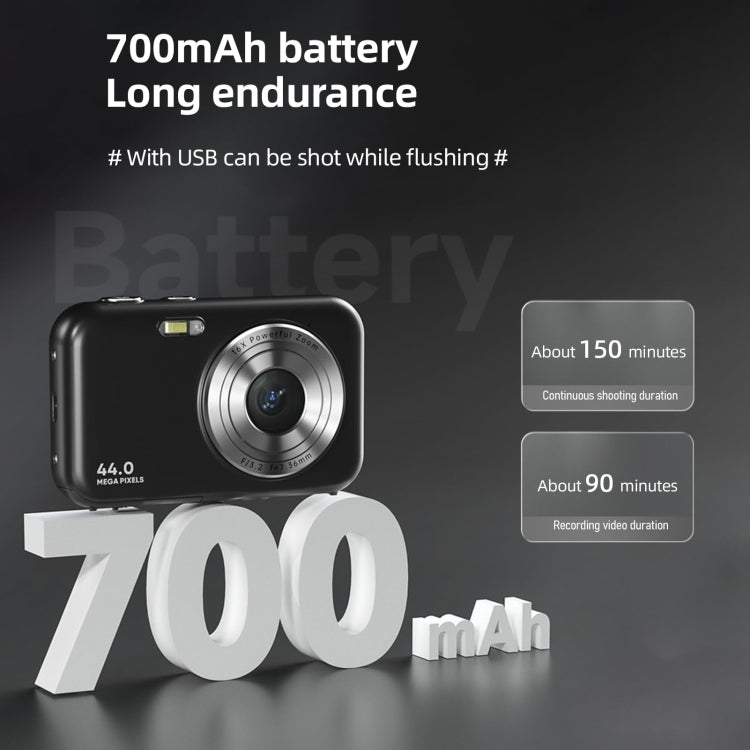 DC406L 2.4-Inch 1080P Mini HD 16X Zoom Digital Camera Home Children Camera, US Plug, EU Plug, UK Plug, AU Plug