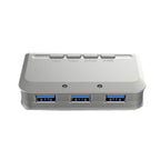 MB-103 USB 3.1 Three-Port Drive-Free HUB + 7.1 Voice Changer Sound Card High-Speed Docking Station, Cable Length: 1.2m