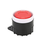 BJ-1K High-Decibel Active Buzzer Dual Audio Electronic Siren Alarm Wall-Mounted Anti-Theft Buzzer, Voltage:, 12V, 24V, BJ-1K 220V 120dB
