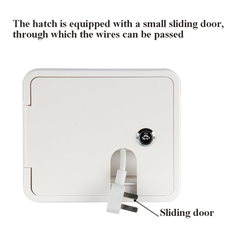 RV Accessories Square Wire Hatch Cover Yacht Accessories Wire Storage Box, Wire Storage Box