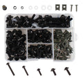 177 PCS/ Box Motorcycle Modification Accessories Windshield Cover Set Screw, Black, Red, Gold, Blue, Silver, Green