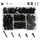 177 PCS/ Box Motorcycle Modification Accessories Windshield Cover Set Screw, Black, Red, Gold, Blue, Silver, Green