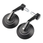 Motorcycle Electric Vehicle Modified Accessories Retro Circular CNC Hand Mirror Rear View Mirror, CNC Hand