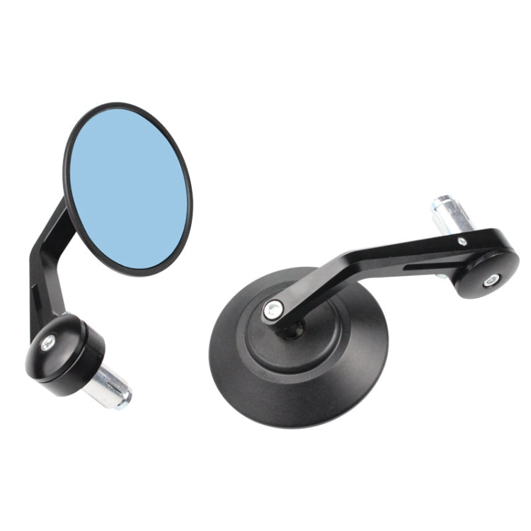 Motorcycle Electric Vehicle Modified Accessories Retro Circular CNC Hand Mirror Rear View Mirror, CNC Hand