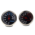 2 PCS Vehicle-Mounted High Temperature And Low Temperature, 2 PCS Thermometer, 2 PCS Hygrometer