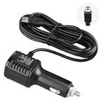 H519 Car Charger Driving Recorder Power Cord Dual USB With Display Charging Line, Specification:, Mini Straight, Mini Right Elbow, Mini Left Elbow, Micro Straight, Micro Left Elbow, Micro Right Elbow