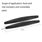 Car Front Rear Bumper Anti-Collision And Anti-Scratch Strips Body Scratch Decoration Stickers, Color:, Black, White, Red, Gray