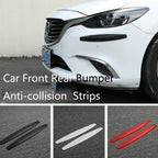 Car Front Rear Bumper Anti-Collision And Anti-Scratch Strips Body Scratch Decoration Stickers, Color:, Black, White, Red, Gray