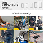 H18 Bicycle Mobile Phone Bracket Motorcycle Single-Handed Operation Mobile Phone Navigation Frame, H18