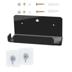 Game Console Wall Storage Bracket Game Console Accessories Storage Rack For Nintendo Switch, Acrylic Black, Acrylic Transparent