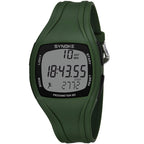 SYNOKE 9105 Multifunctional Sports Time Record Waterproof Pedometer Electronic Watch, Army Green, Gray, Navy Blue, Black, White