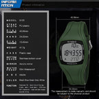 SYNOKE 9105 Multifunctional Sports Time Record Waterproof Pedometer Electronic Watch, Army Green, Gray, Navy Blue, Black, White